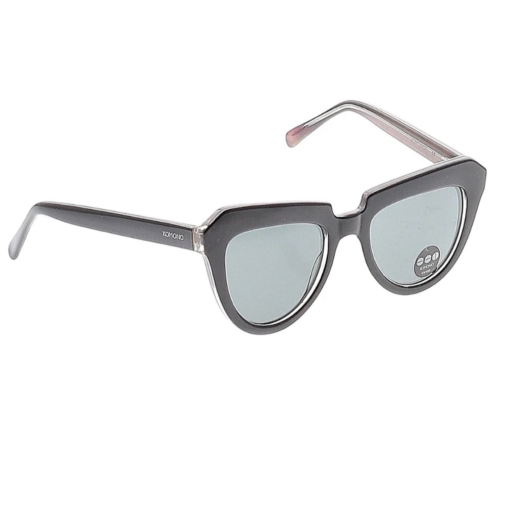 KOMONO Sunglasses Stella Black NEW cateye - Picture 2 of 13